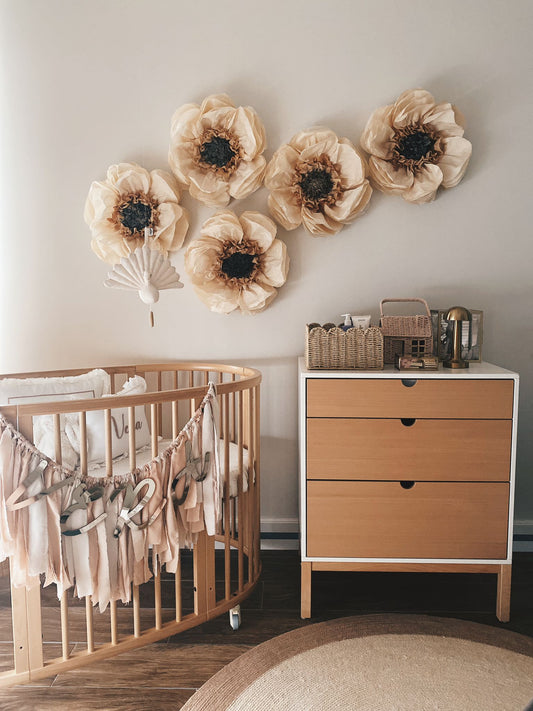 Dove Hand-Dyed Giant Tissue Paper Flower Backdrop Decoration - sonafey