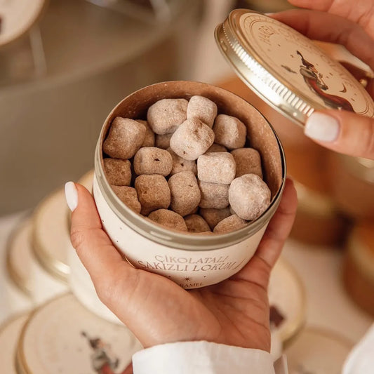 Çift Kavrulmuş Fıstıklı Lokum - El Yapımı Lüks Lezzet (225g)